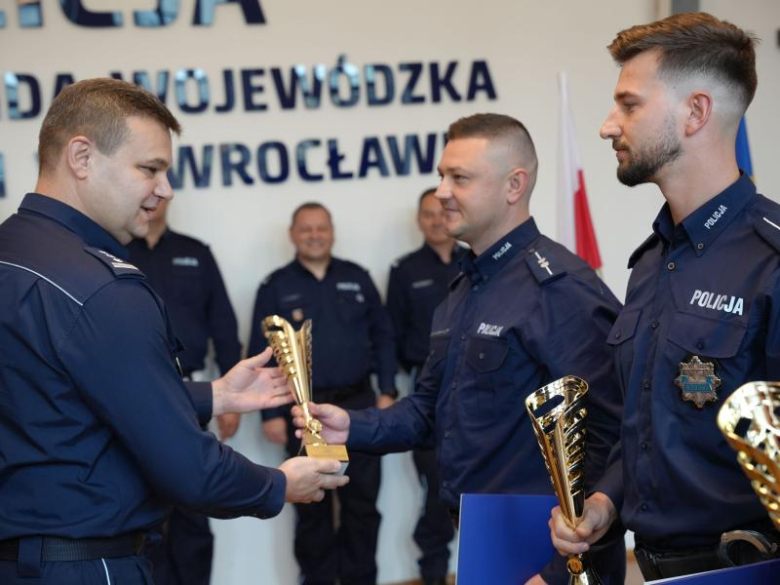 Asp. Damian Bieńko najlepszym dzielnicowym Dolnego Śląska