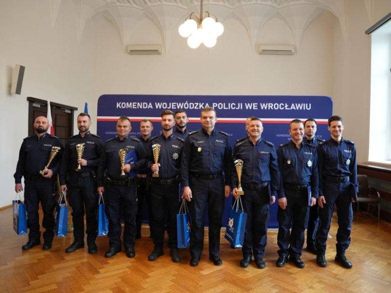 Asp. Damian Bieńko najlepszym dzielnicowym Dolnego Śląska