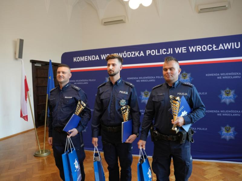 Asp. Damian Bieńko najlepszym dzielnicowym Dolnego Śląska