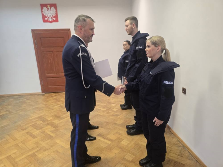 Trzech nowych policjantów złożyło ślubowanie