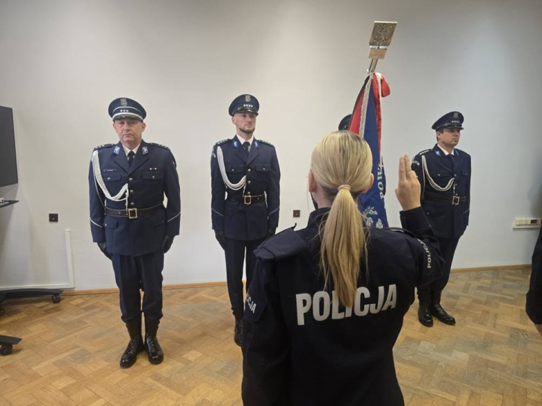 Trzech nowych policjantów złożyło ślubowanie