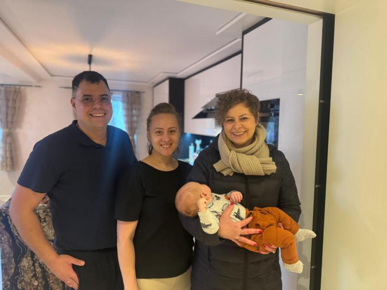 Mikołajowa delegacja z wizytą u najmłodszych mieszkańców gminy