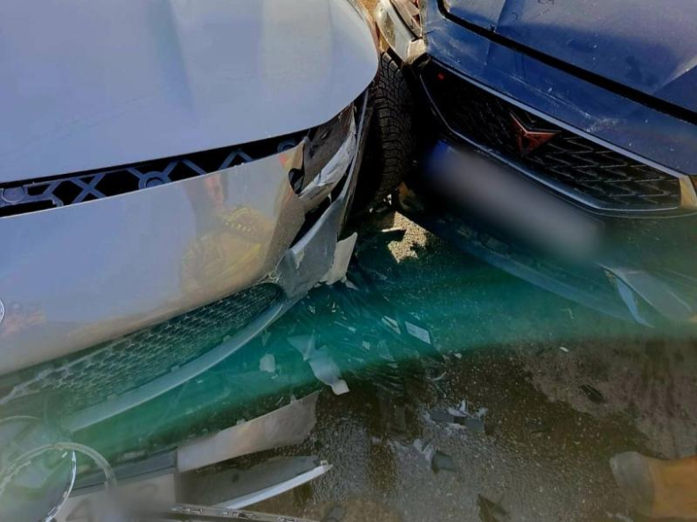 	Zderzenie mercedesa i cupry w Bobolicach