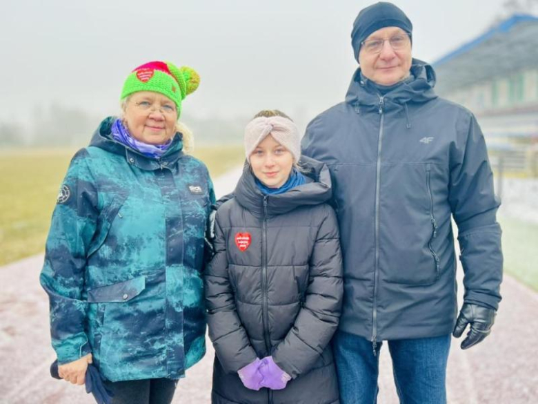 Ziębice na sportowo rozpoczęły 34. finał WOŚP. Bieg z sercem na stadionie miejskim