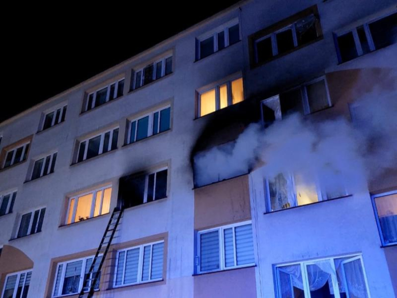 	Pożar mieszkania w budynku wielorodzinnym na ul. Jasnej