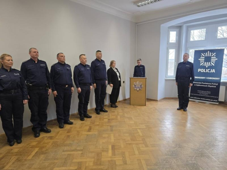 Zmiany kadrowe w Komendzie Powiatowej Policji w Ząbkowicach Śląskich oraz Kamieńcu Ząbkowickim