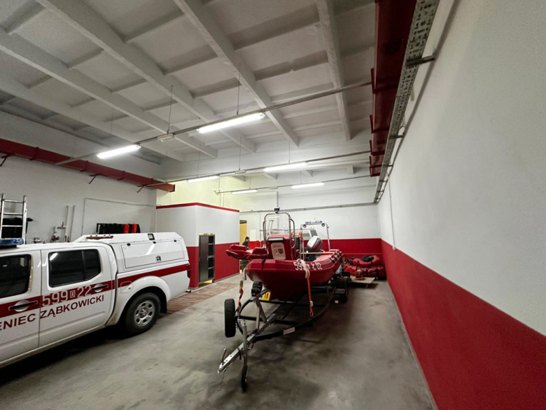 Remiza OSP Kamieniec Ząbkowicki I znów w pełni gotowa do działania po powodzi