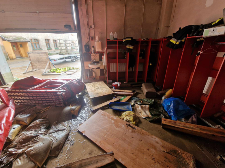 Remiza OSP Kamieniec Ząbkowicki I znów w pełni gotowa do działania po powodzi