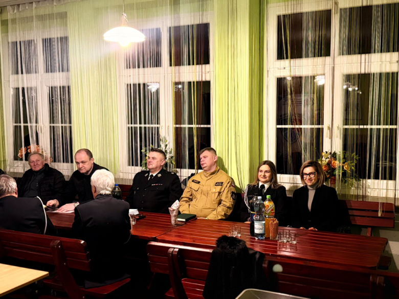 Spotkanie sprawozdawczo-wyborcze w OSP Głęboka. Wybrano nowe władze jednostki