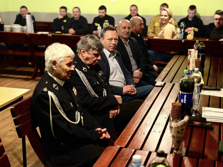 Spotkanie sprawozdawczo-wyborcze w OSP Głęboka. Wybrano nowe władze jednostki