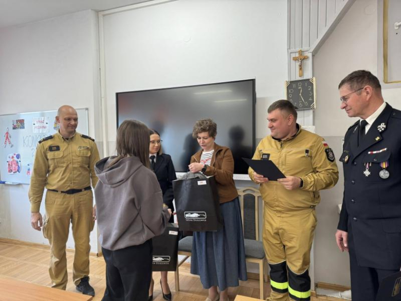 Młodzież zapobiega pożarom – gminne eliminacje. Znamy wyniki