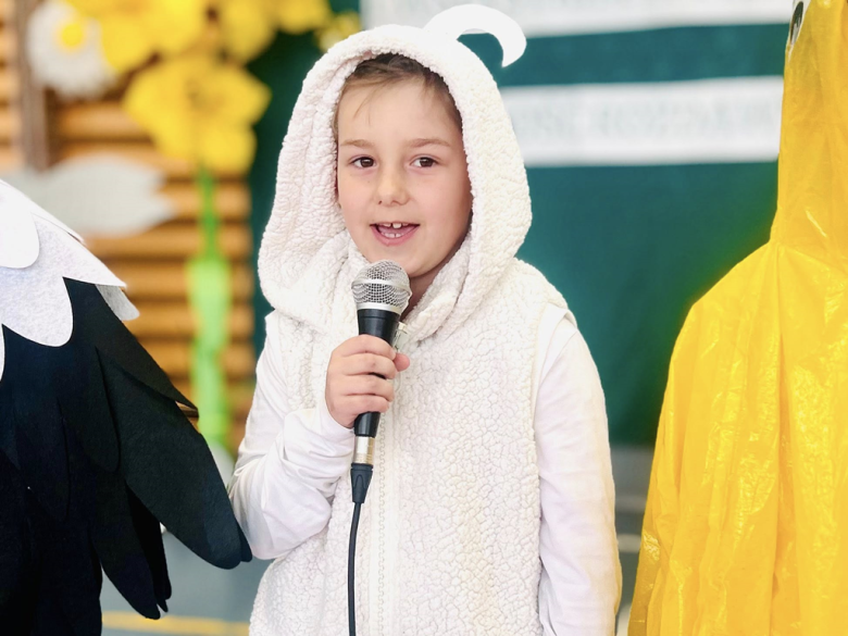 Apel wielkanocny w Szkole Podstawowej w Henrykowie