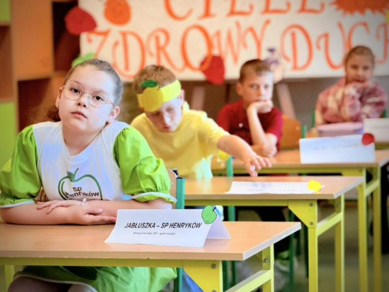 „W zdrowym ciele zdrowy duch” – gminny konkurs promujący zdrowie w SP4 w Ziębicach