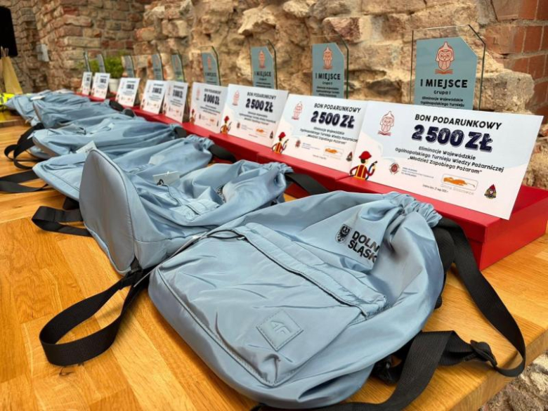 Młodzi strażacy rywalizowali w Twierdzy Srebrna Góra. Znamy zwycięzców etapu wojewódzkiego