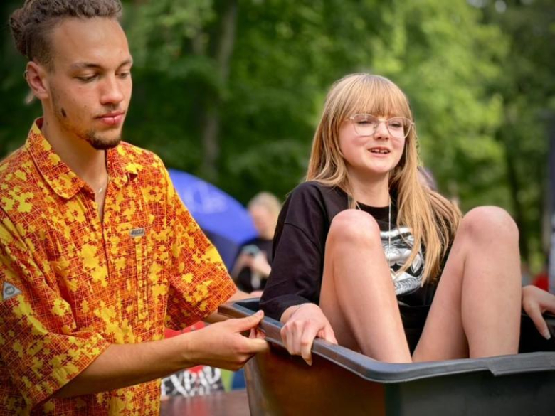 Tłumy dzieci opanowały Park Miejski w Ziębicach. Dzień Dziecka pełen atrakcji i dobrej zabawy [foto]