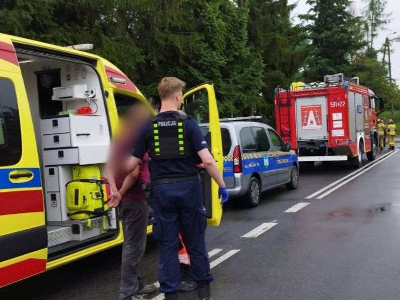 Nietrzeźwy kierowca dachował w Ziębicach. Miał ponad 1,5 promila alkoholu