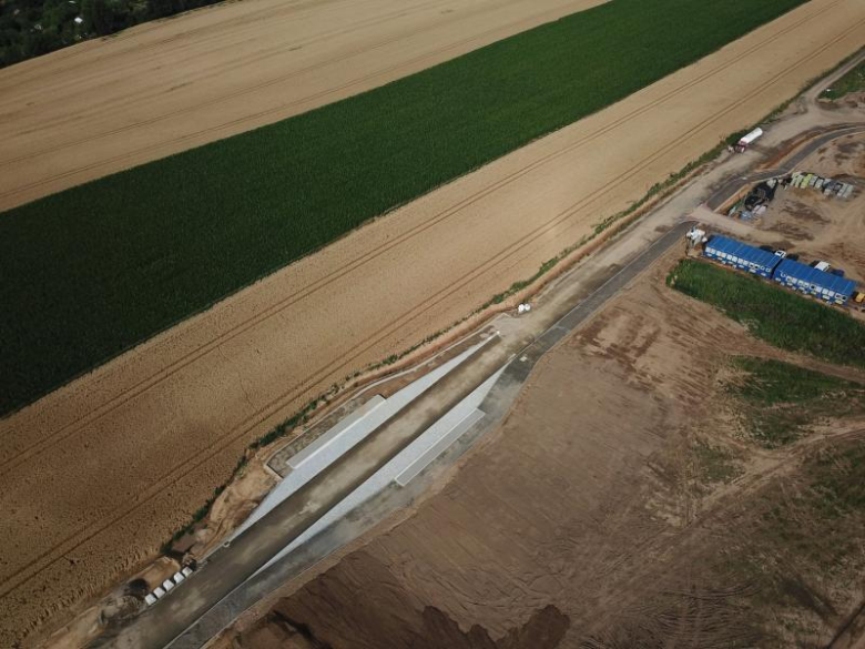 Trwa budowa dojazdu do strefy inwestycyjnej Euro-Park Ząbkowice. Inwestycja nabiera kształtów