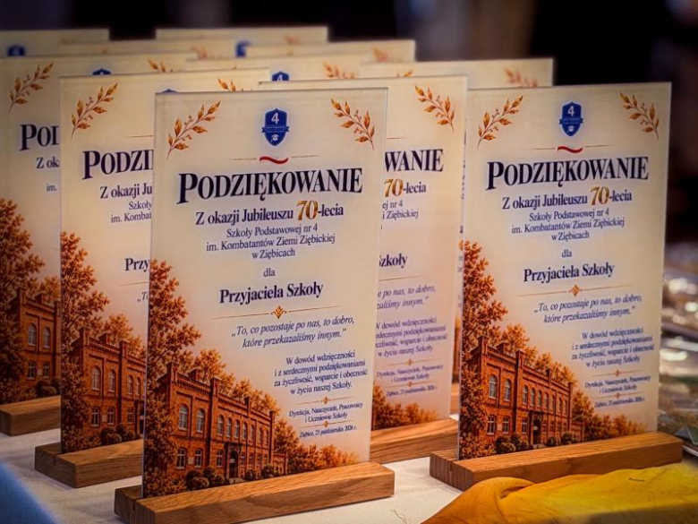 Szkoła Podstawowa nr 4 w Ziębicach świętowała 70-lecie istnienia