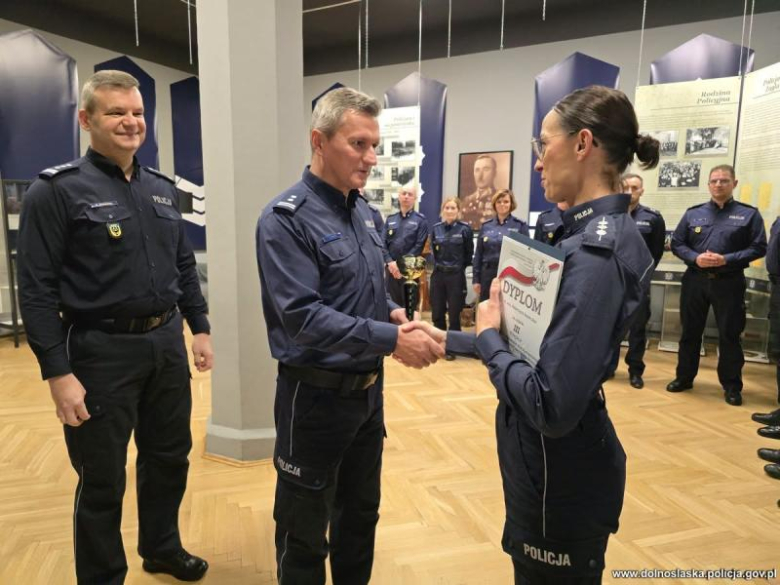 St. asp. Katarzyna Iwanciów  trzecie miejsce w wojewódzkim etapie konkursu dla oskarżycieli publiczn