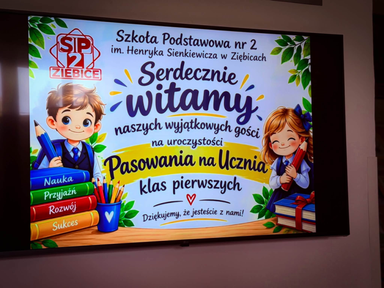Pierwszoklasiści ze Szkoły Podstawowej nr 2 w Ziębicach złożyli ślubowanie