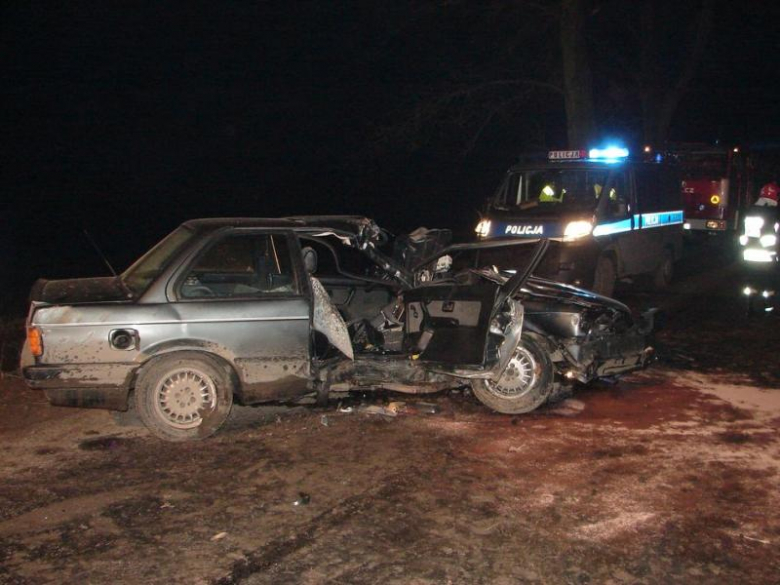 Wypadek na trasie Krzelków - Henryków