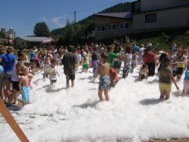 Pokaz strażacki na terenie Bardonaldu