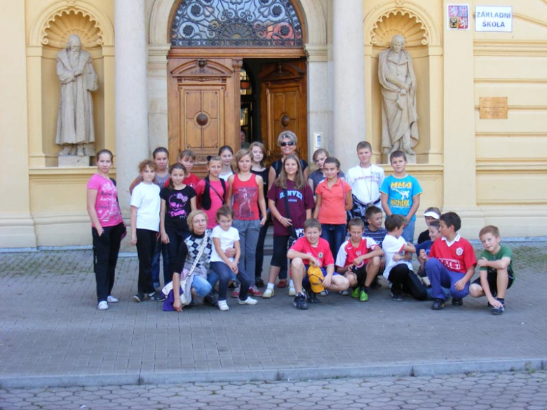 Ziębiczanie z wizytą w Zakladni Skole w Jaromierzu