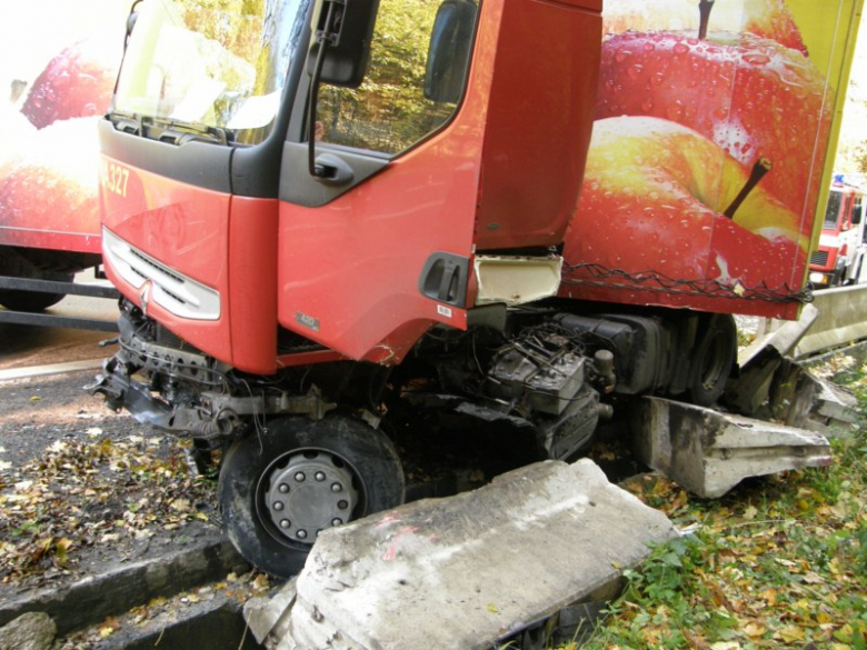 Groźny wypadek "na Dębowinie"