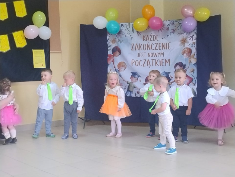 Pożegnanie starszaków w żłobku w Ciepłowodach
