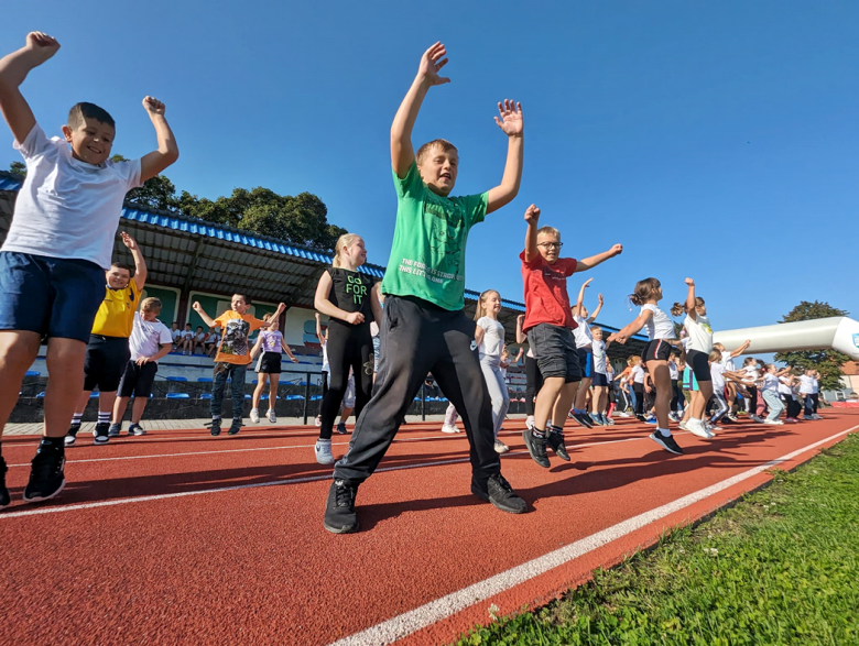 	„Bieg Orląt” na stadionie miejskim w Ziębicach