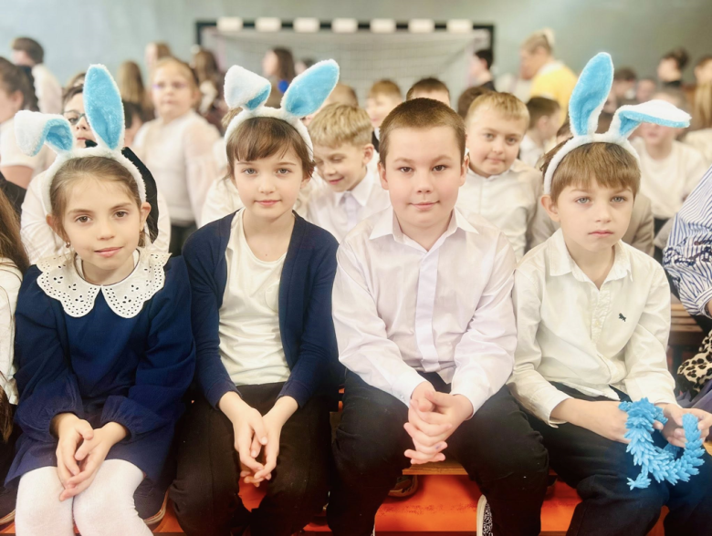 Apel wielkanocny w Szkole Podstawowej w Henrykowie