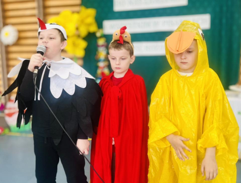 Apel wielkanocny w Szkole Podstawowej w Henrykowie