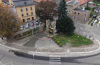 Remont chodnika przy Placu Jana Pawła II zakończony. Trwają prace przy pomniku