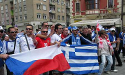 Czescy kibice pozdrawiali Kłodzko [wideo]