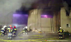 Hala produkcyjna stała w płomieniach [foto]