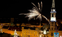 Powitanie Nowego Roku na ząbkowickim rynku