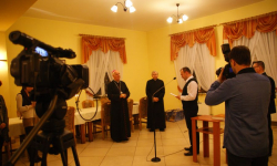Spotkanie przedstawicieli mediów z biskupem