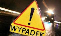 Wypadek na krajowej ósemce
