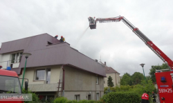 Groźny pożar na ul. Jagiellonów