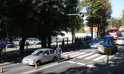 Potrącenie na przejściu dla pieszych