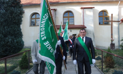 Zarząd Miejsko-Gminny PSL w Ziębicach z nowym sztandarem