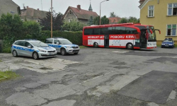 Ząbkowiccy policjanci zbierali krew dla rannego kolegi z Milicza