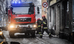 Wybuch gazu w budynku mieszkalnym na ul. Kościuszki. Jedna osoba w szpitalu [foto]