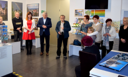Wernisaż wystawy fotograficznej Stanisława Popardowskiego w CITiK w Ziębicach