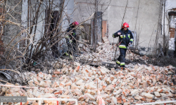 W Ząbkowicach Śląskich przy ul. Prusa zawaliła się ściana budynku gospodarczego