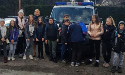 Uczniowie z gościnną wizytą u policjantów