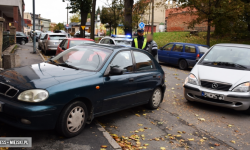 Kolizja Daewoo i Mercedesa na ul. Batalionów Chłopskich [foto]