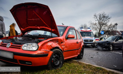 Zderzenie dwóch Volkswagenów w Ząbkowicach Śląskich