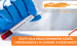 Gmina Stoszowice pierwsza w Polsce przebadała całą kadrę oświatową na obecność przeciwciał COVID-19