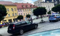 Potrącenie pieszej na ząbkowickim rynku [foto]